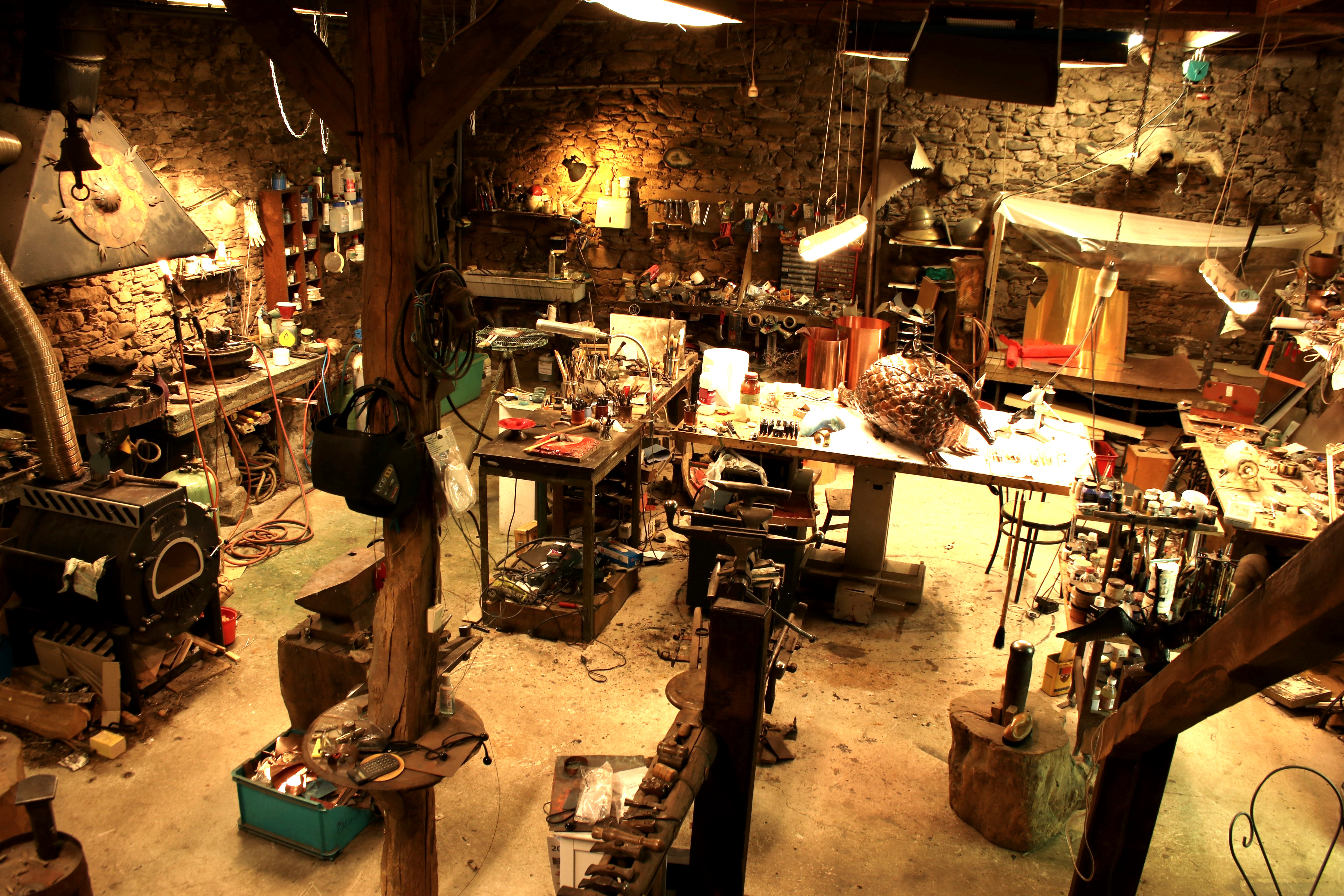 Vue générale de l'atelier